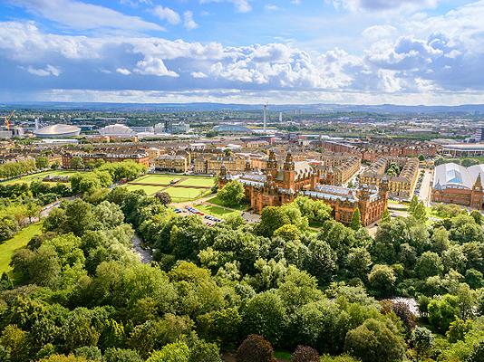 Foto for landing Kelvingrove Glasgow Cityscape