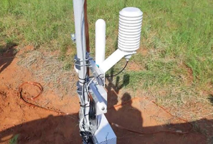 An Automatic Weather Station installed at Gaborone SSK Airport in Botswana