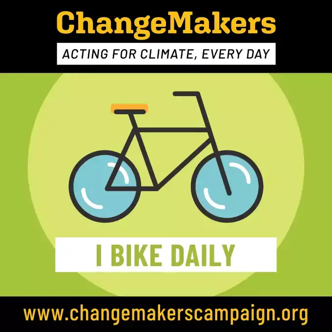 I bike daily