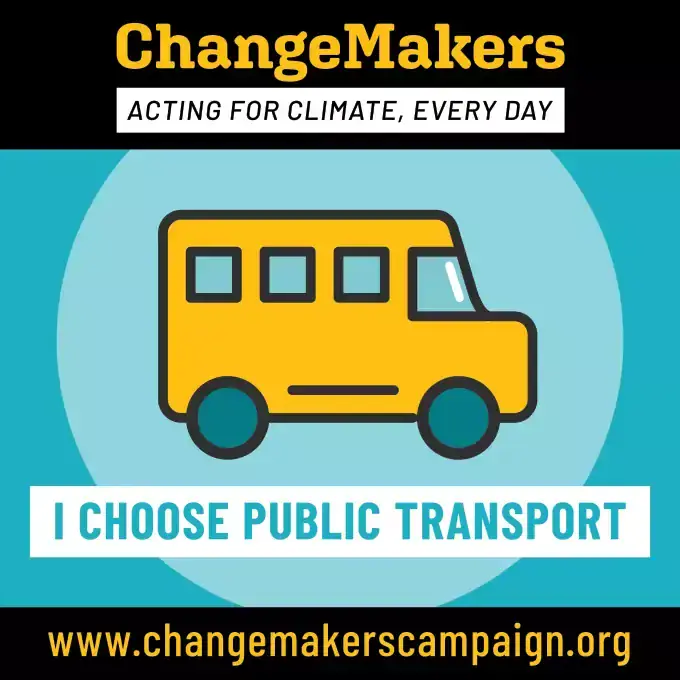 I choose pubic transport